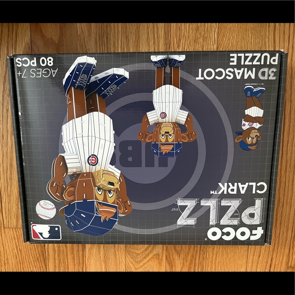 Coco plz Clark Chicago cub 3d puzzle mlb